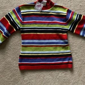 Girls Striped Sweater